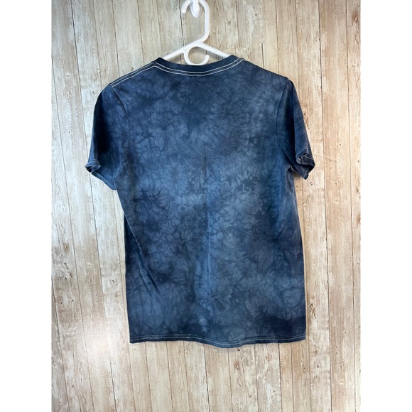 American Wolfpack Mens Shirt Sz Small Blue Tie Dye USA Flag Patriotic Outdoor - Picture 2 of 6
